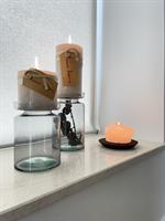 Lübech Living Valencia duo vase, lysestage og opbevaringsglas med bloklys - Fransenhome